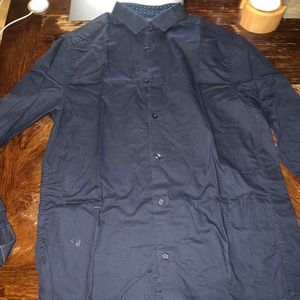 Navy Blue Dress shirt for Men